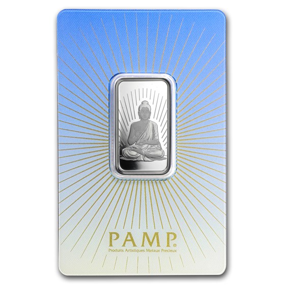 10 gram Silver Bar - PAMP Suisse Religious Series (Buddha) 10 gram Silver Bar - PAMP Suisse Religious Series (Buddha)